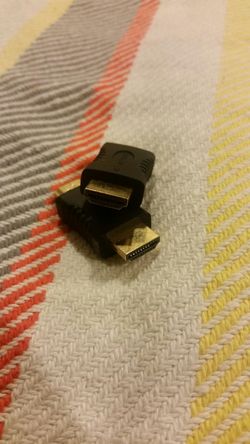 Hdmi male to male adapter.