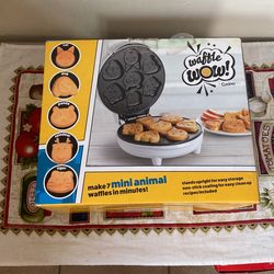 animal friends waffle maker 