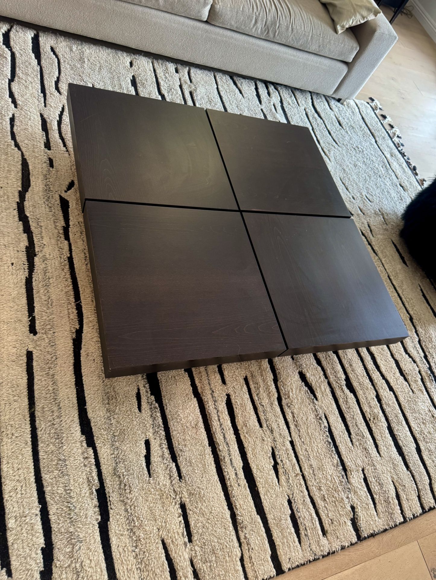 Japanese Style Wenge Coffee Table And End Table Set
