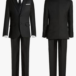 Boy Suit Formal Size 5 New Black Wedding Party 