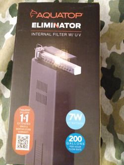 Brand New  Internal Filter In The Box. And  1 Canister Filter  