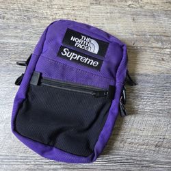  Supreme The North Face Royal Purple Box Logo Shoulder Bag DS