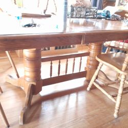 Solid Oak Table 