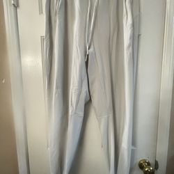 Lululemon Women’s Jogger Pants Size 10 Light Gray Drawstring Tapered Leg