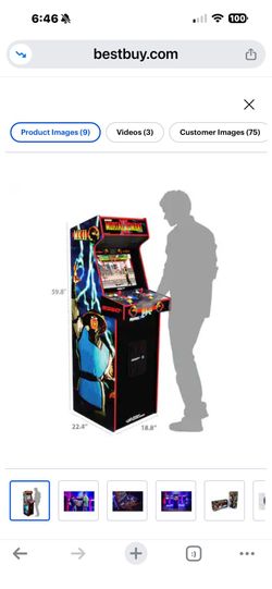 Arcade 1up  NBA Jam Shaq Edition - Ridge Racer - Mortal Kombat