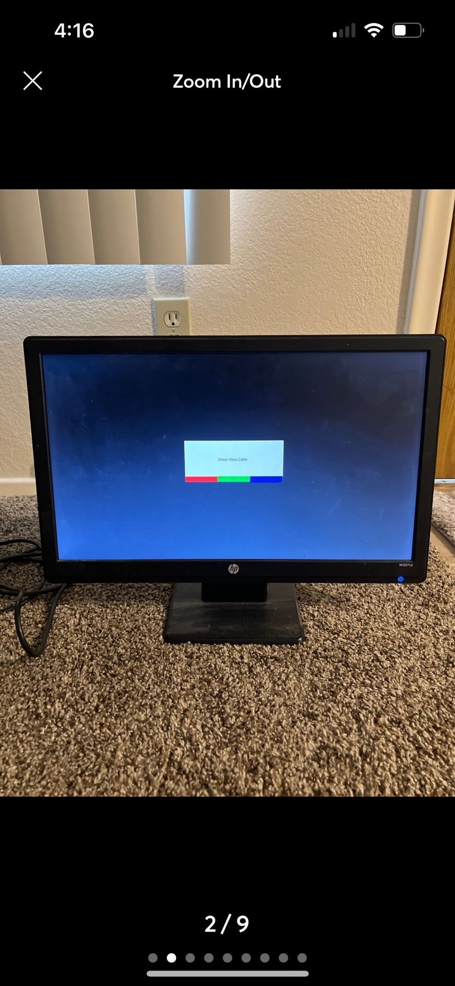 hp monitor