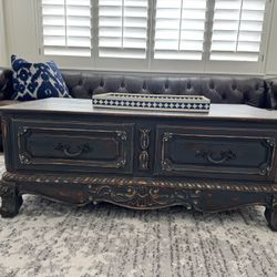 Coffee Table - Unique Shabby Chic Custom Finish 