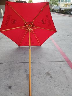 bacardi patio umbrella Bacardi Rum Bat Metal Beer Patio Umbrella Wooden Staff for Sale in San  Antonio, TX
