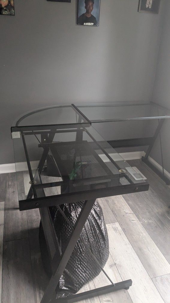Glass Desk