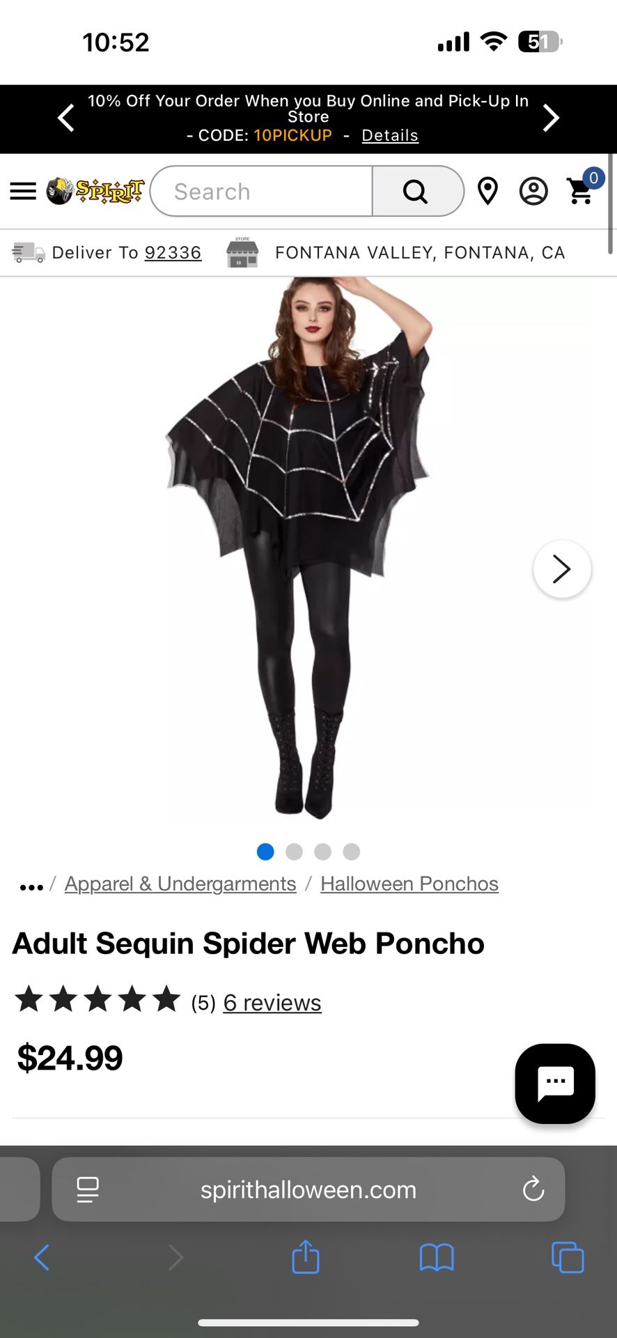 Spider Web Poncho