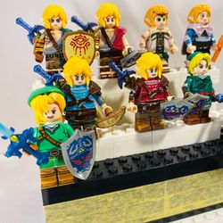 Legend of Zelda Minifigures Full Lot | New Custom LEGO Compatible Toys