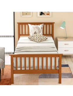 Twin Wooden wooden bed frame