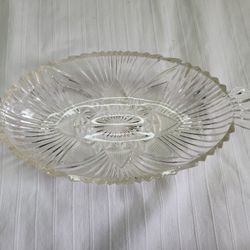 Vintage Glass Candy Or Trinket Dish