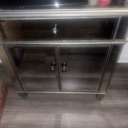 2 Glass Nightstands For 100