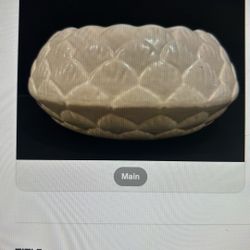 VTG Judy of Cali USA Planter Cream/White w/Hanger