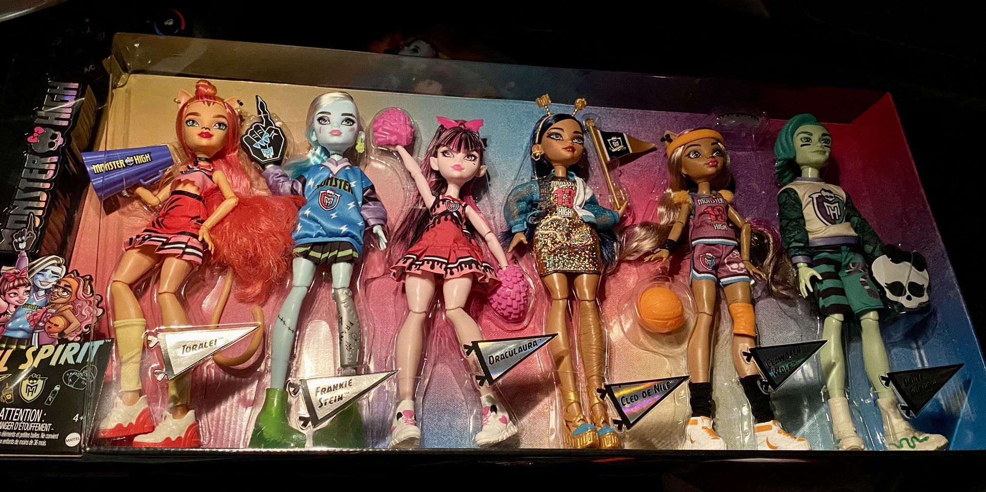 Monster High 6 Pack Ghoul Spirit Doll Set