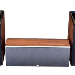 Polk Audio (3) Speakers Center CS2 & Pair TSi200 Cherry 