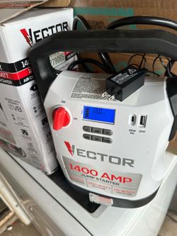 Vector 1400 car jump starter usb air compressor and ac power