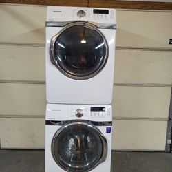 Samsung Stackable Washer And Dryer (Delivery Available)
