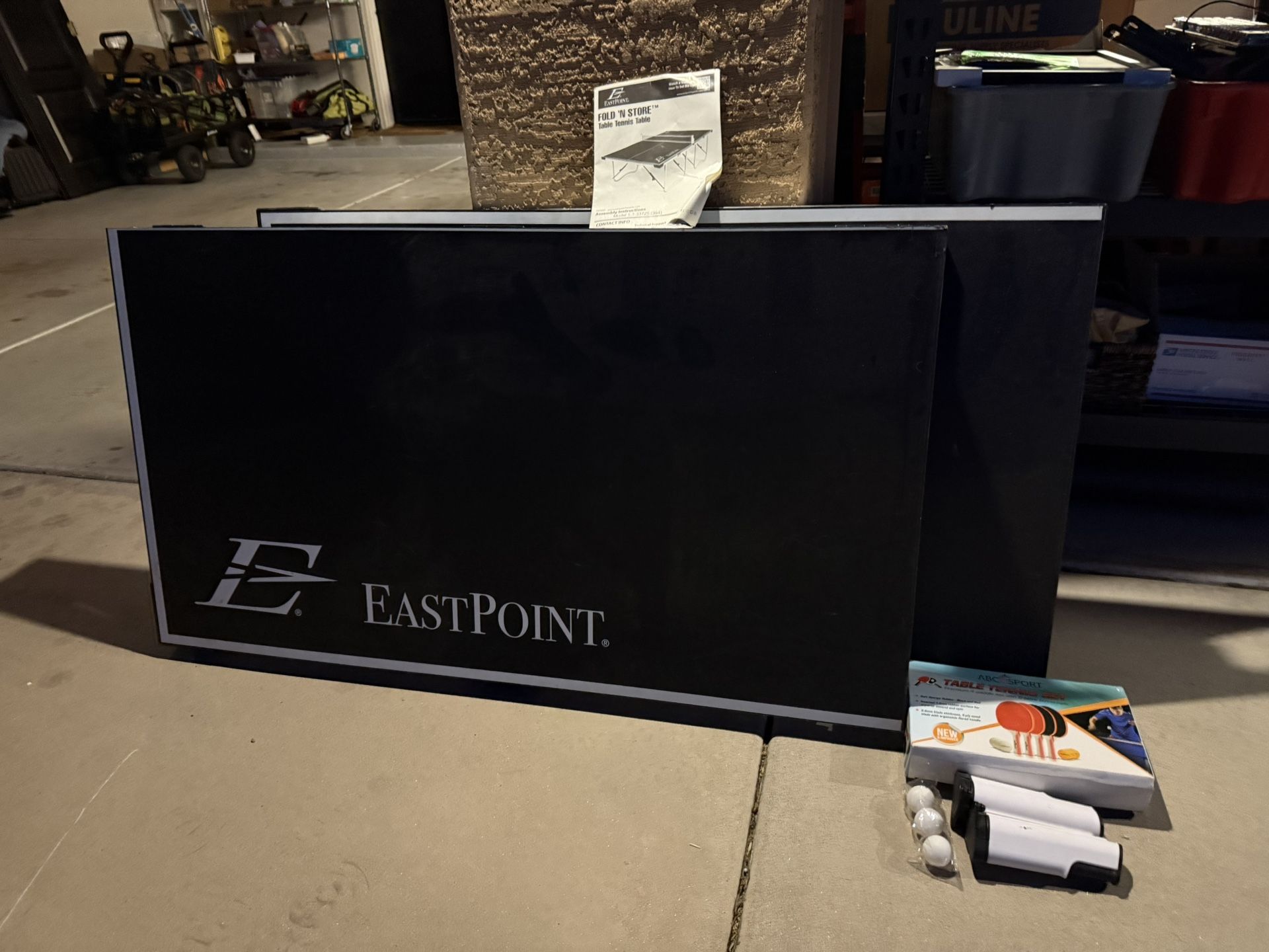 EastPoint Fold n store ping pong table
