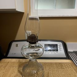 Beautiful Old Oil Lamp 