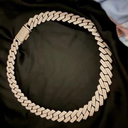 VVS 20mm 24 Inch Diamond Cuban Link chain