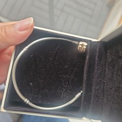 Pandora  2 Bracelets Snke Styke 7.5 75 Each