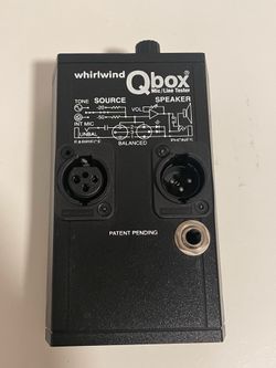 Whirlwind Qbox Audio Line Tester/Test Tone Generator