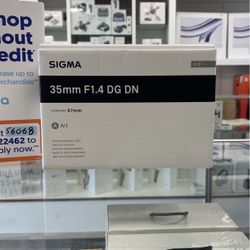 Sigma 35mm F1.4 DG DN