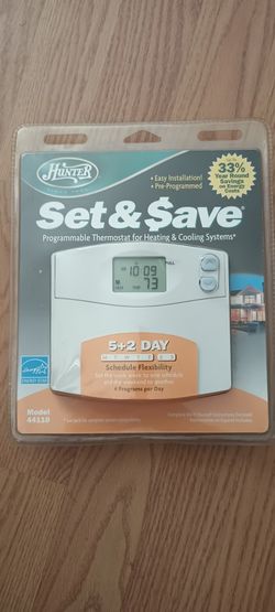 Hunter 5-2 Day Set Thermostat 