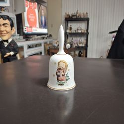 Vintage Berta Hummel Christmas 1979 Hand Bell Made In West Germany 6" Tall 