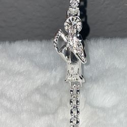 Santa Muerte Bracelet Charm
