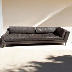 🛋  Restoration Hardware Leather Couch