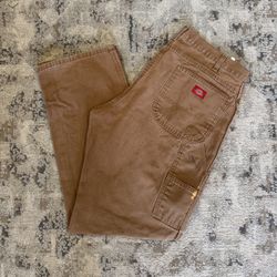 Dickies Relaxed Fit Heavyweight Duck Carpenter Pants 36x34