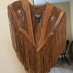 Vintage Leather Cripple Creek Vest