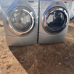 Whirlpool “Gray” Frontload Washer And Dryer