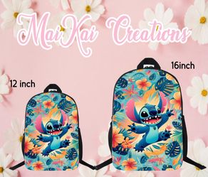 Stitch custom backpack (READ DESCRIPTION)