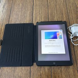 Apple Ipad 10.2 Wifi Grade A Plus Cover, Charger And Cord