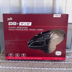 NEW Pair of Polk Audio 6x9 Speakers (Marine Certified) Great for Boat or Auto!