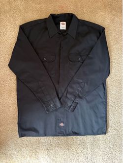 Mens Dickies Long Sleve Work Shirt