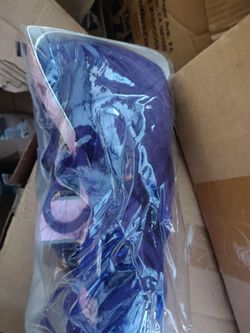 Purple hair wig faux hair new but the bag is old