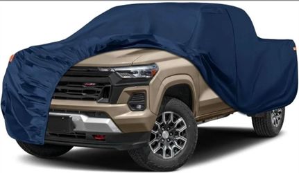 Waterproof Truck Covers 6.5ft 10 Layers Blue Heavy Duty All Weather