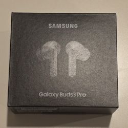 Samsung Galaxy Buds 3 Pro AI True Wireless Bluetooth Earbuds, Noise Cancelling, Sound Optimization, Redesigned Comfort Fit, Silver