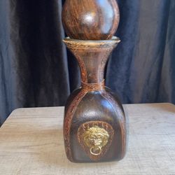 Leather Bottle  Decor From Spain
