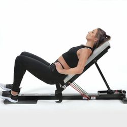 Core Home Fitness Glute Drive Plus Adjustable Workout Bench, Hip Thrust Machine, Exercise Glutes