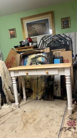 Desk with cabinet