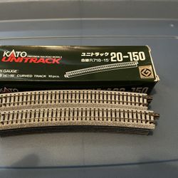 Kato N Scale Unitrack Curved R718-15