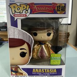Funko Pop Movies Anastasia #1240 SDCC Summer Convention Exclusive Diamond Collection