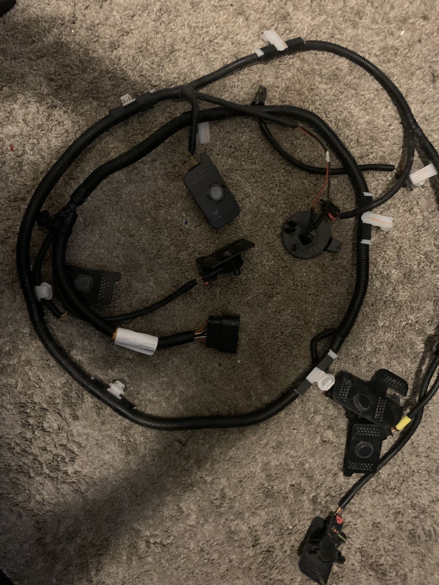 Tesla Model Y Front Bumper Wiring Harness 1489045-00-C fits 2020 -2023 With Sensors And Tow Hook Cover