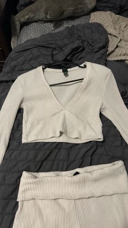 White matching set